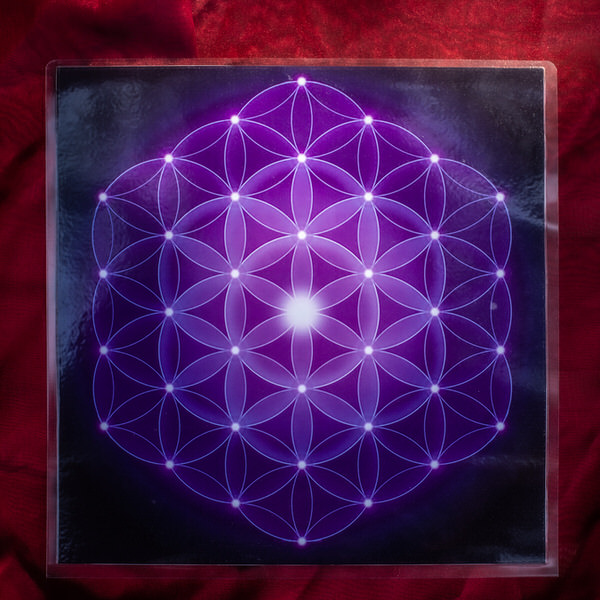 Ilustración potenciadora para Parrillas de Reiki :: Flor de la Vida